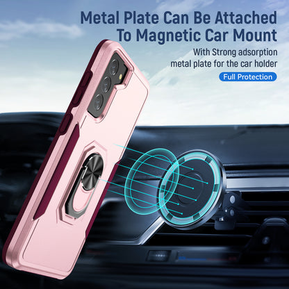 Pioneer Galaxy S21+ Case Rotating Ring Stand