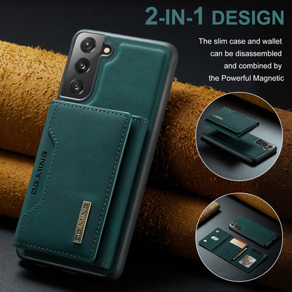 Retro Detachable Fold Card Holder Galaxy S21+ Case Magnetic Clip