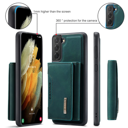 Retro Detachable Fold Card Holder Galaxy S21+ Case Magnetic Clip