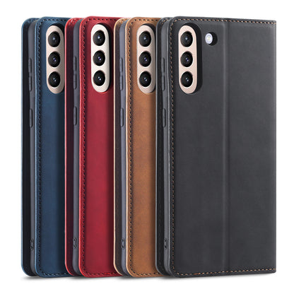 Illusion Slim Retro Leather Galaxy S21+ Case Magnetic