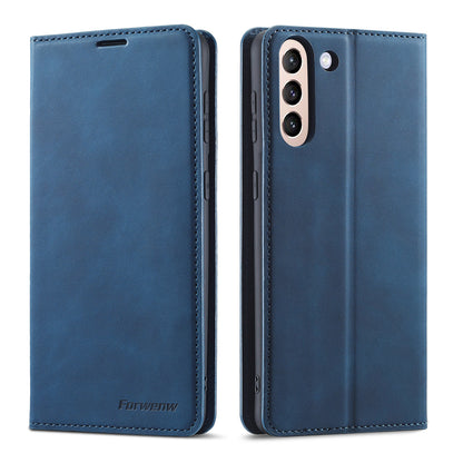 Illusion Slim Retro Leather Galaxy S21 Case Magnetic