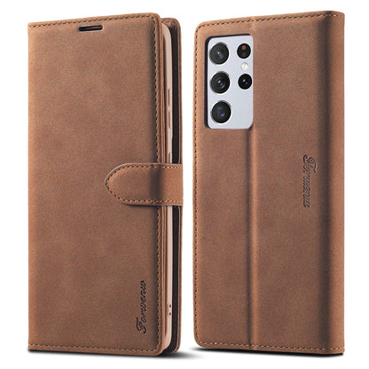 Gentry Slim Wallet Stand Galaxy S21 Ultra Case Buckle