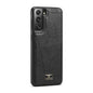 Men's Ironware Symbol Leather Galaxy S21+ Case Back