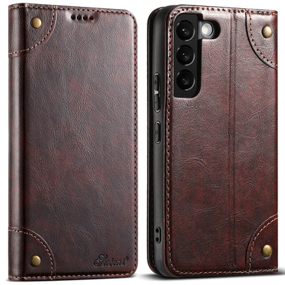 Baroque Wallet Stand Galaxy S22+ Case Magtic Flip