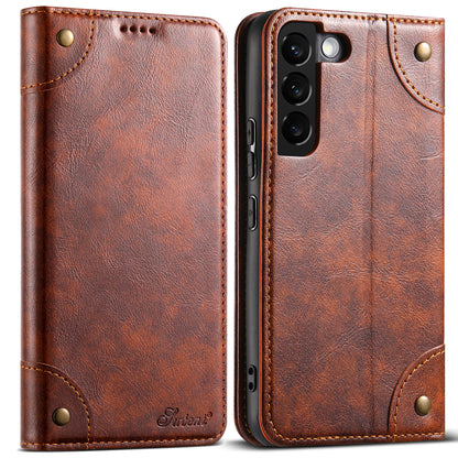 Baroque Wallet Stand Galaxy S22 Case Magtic Flip