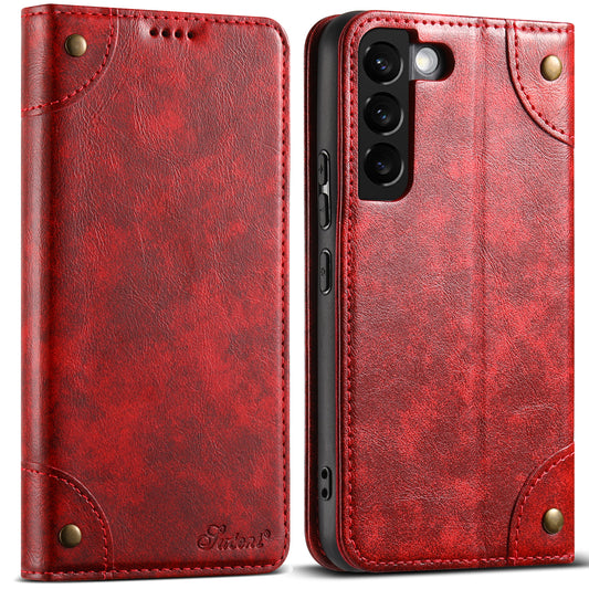 Baroque Wallet Stand Galaxy S22+ Case Magtic Flip