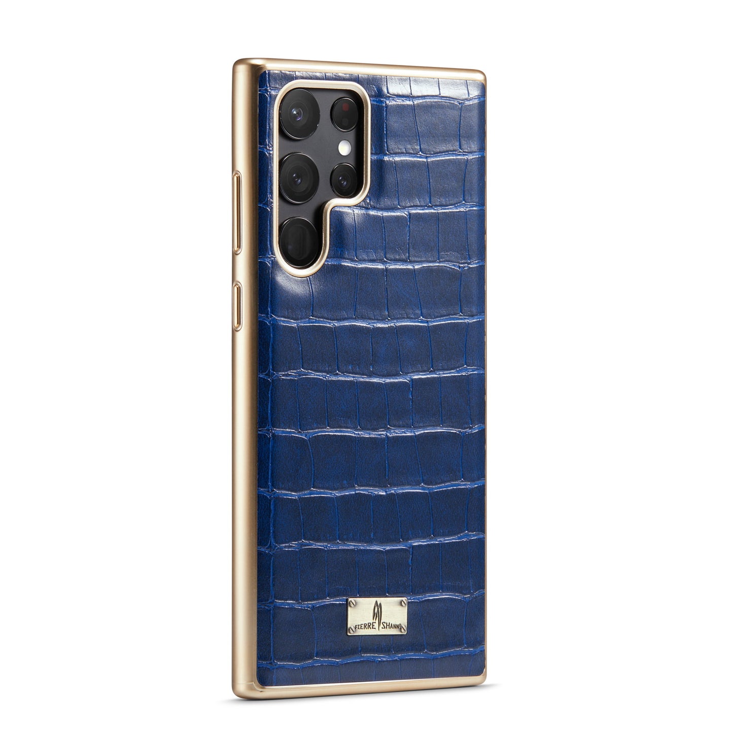 TPU Plated Crocodile Leather Galaxy S22 Case Back