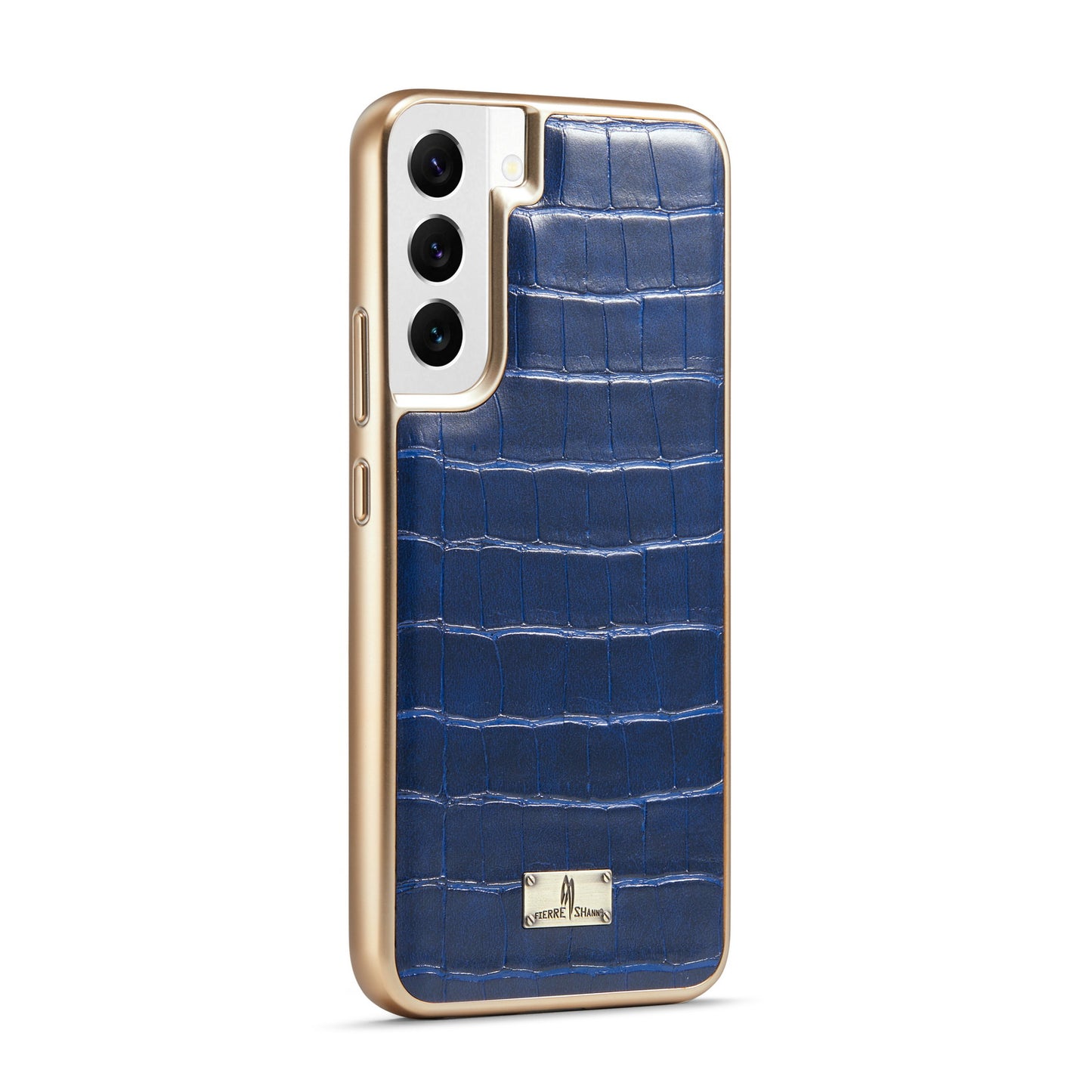 TPU Plated Crocodile Leather Galaxy S22+ Case Back