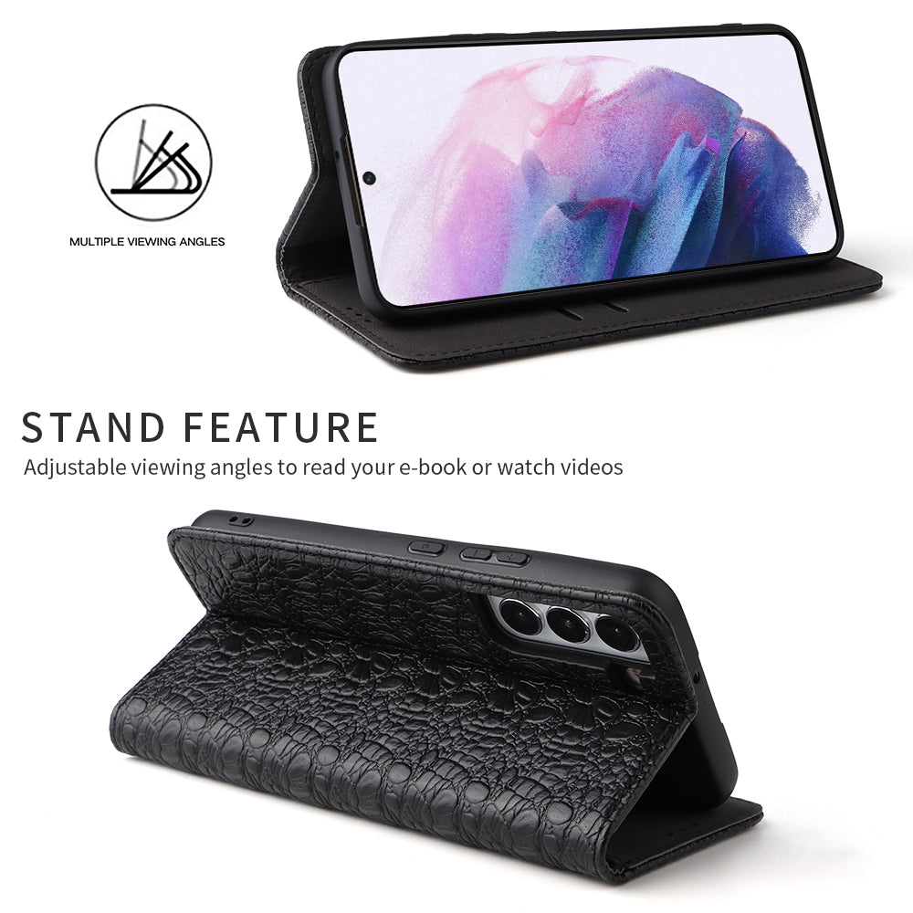 Deluxe Real Crocodile leather Galaxy S22+ Case Wallet