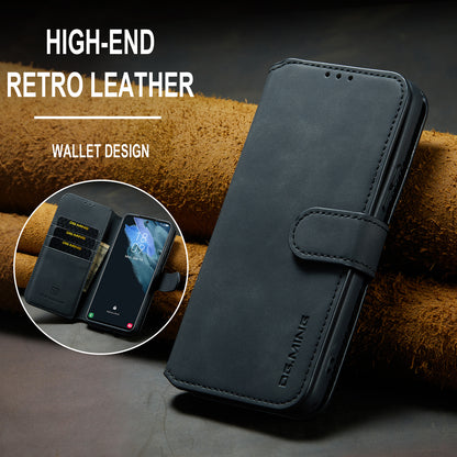 Retro Leather Edge Galaxy S22 Case with Hand Strap