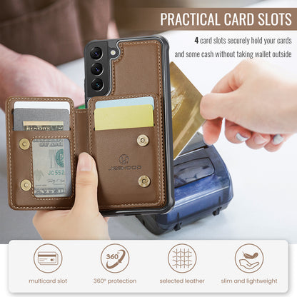 Magnetic Card Holder Galaxy S22 Case Detachable RFID Blocking