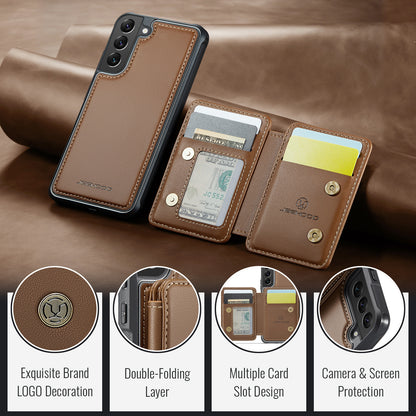 Magnetic Card Holder Galaxy S22 Case Detachable RFID Blocking