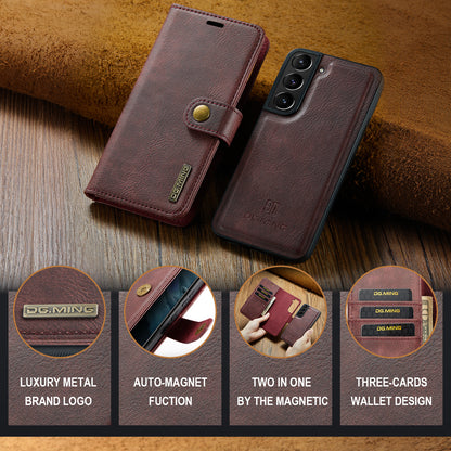 Wallet Detachable 2 In 1 Buckle Galaxy S22 Case Magnetic