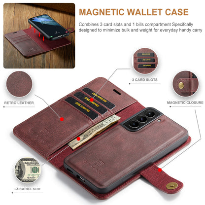 Wallet Detachable 2 In 1 Buckle Galaxy S22 Case Magnetic