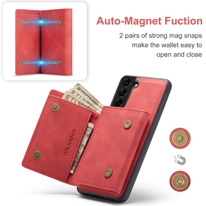 Retro Detachable Fold Wallet Galaxy S22 Case Magnetic Clip