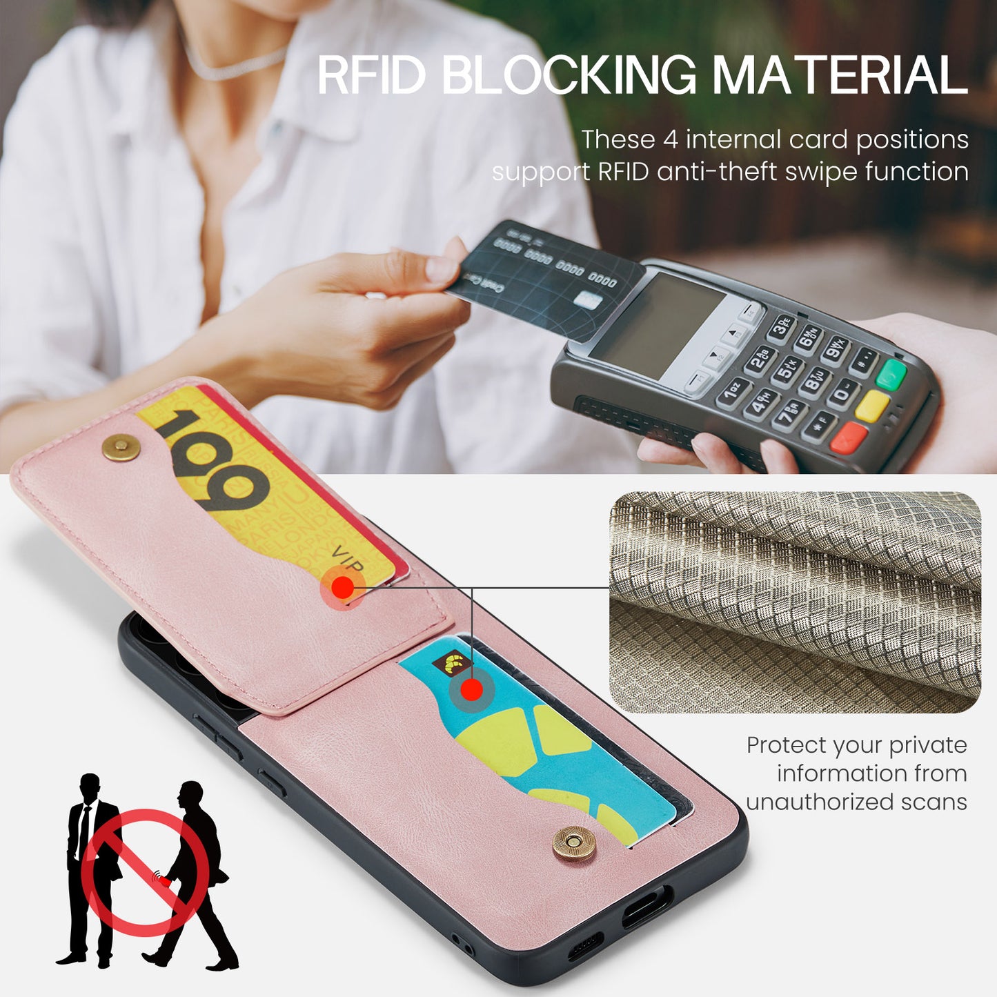 Paging Card Holder Galaxy S22+ Case Flip Multifunction