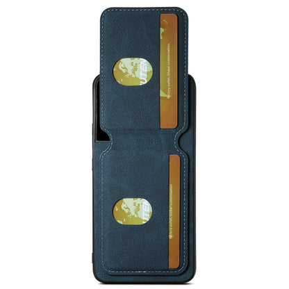 Litchi Leather Card Bag Galaxy S22 Case Magnetic