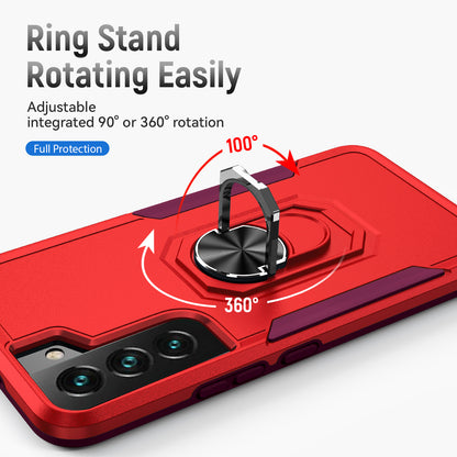 Pioneer Galaxy S22+ Case Rotating Ring Stand