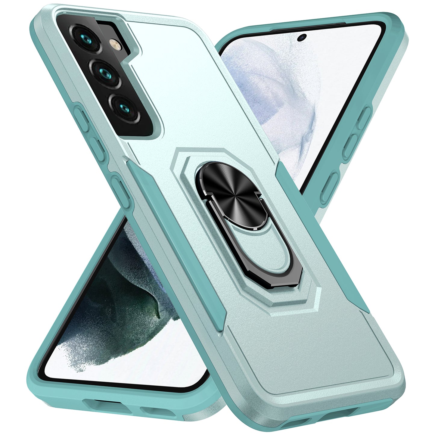 Pioneer Galaxy S22+ Case Rotating Ring Stand