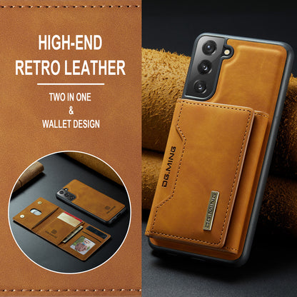 Retro Detachable Fold Card Holder Galaxy S22+ Case Magnetic Clip