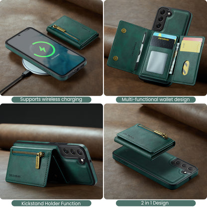 Wallet Detachable Tri-fold Galaxy S22+ Case Muilti Card Slots