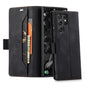 Luxury Retro Leather Galaxy S22 Ultra Case Magnetic Buckle RFID