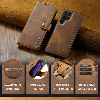 Wallet Detachable 2 In 1 Buckle Galaxy S22 Ultra Case Magnetic