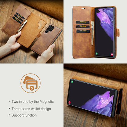 Wallet Detachable 2 In 1 Buckle Galaxy S22 Ultra Case Magnetic