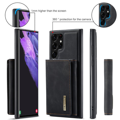 Retro Detachable Fold Wallet Galaxy S22 Ultra Case Magnetic Clip