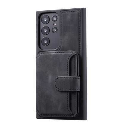 Fantasy Card Slots Buckle Galaxy S22 Ultra Case Leather Anti-theft