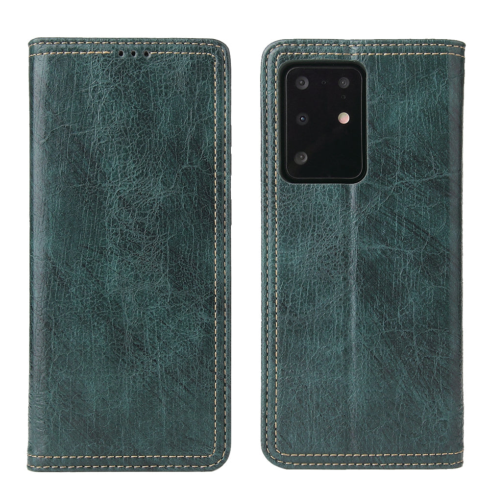 Tree Artificial Leather Galaxy S20 Case Wallet Stand