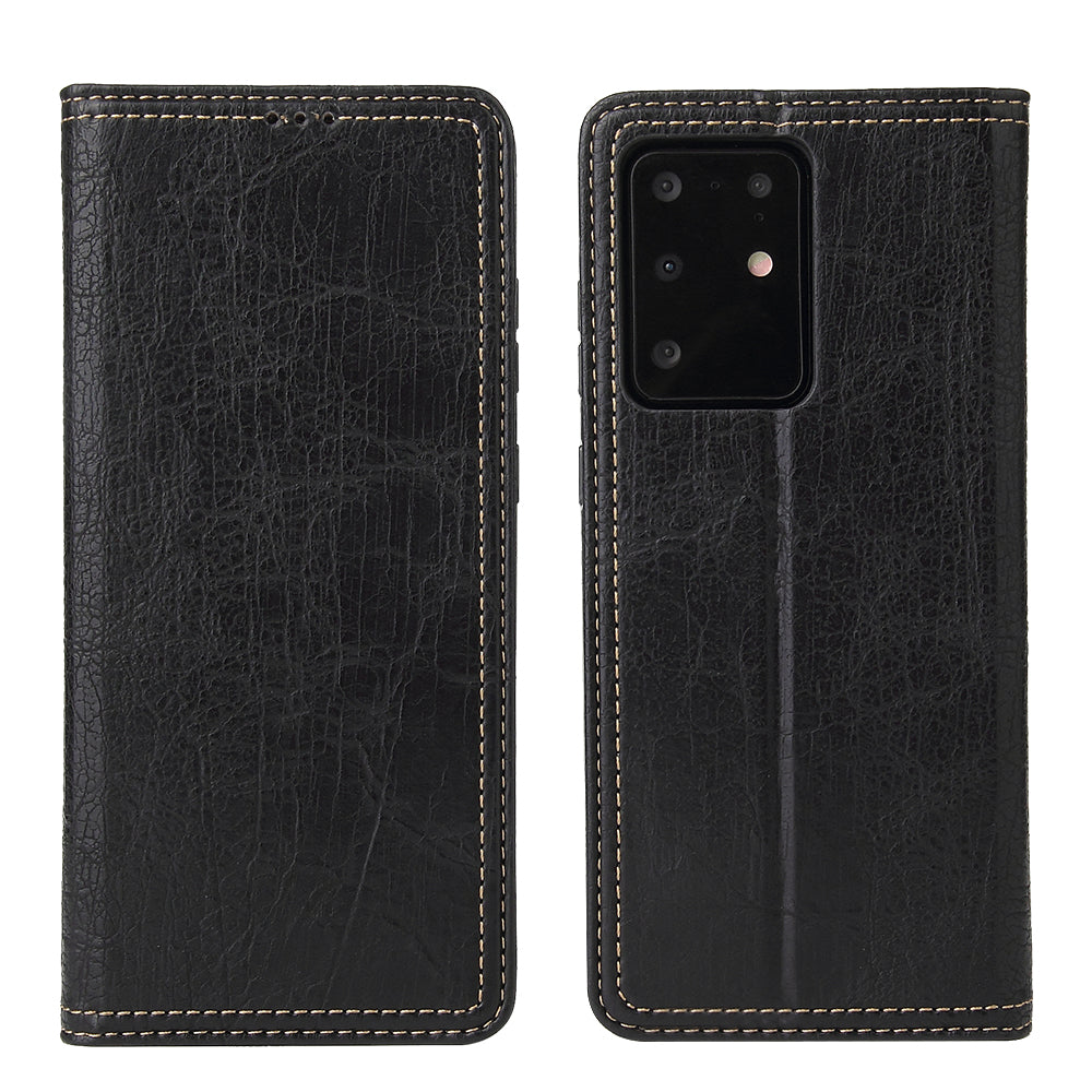 Tree Artificial Leather Galaxy S20 Case Wallet Stand