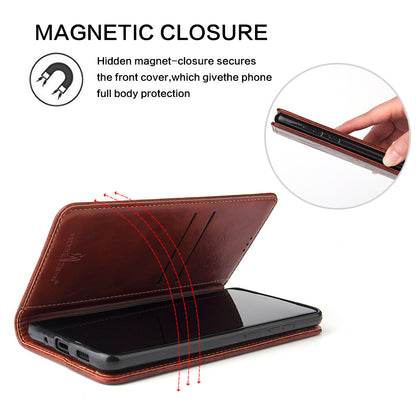 Tree Artificial Leather Galaxy S20 Ultra Case Wallet Stand