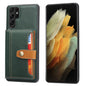 Buckle Retro Leather Galaxy S22 UltraCase Stand Multi-card Slots