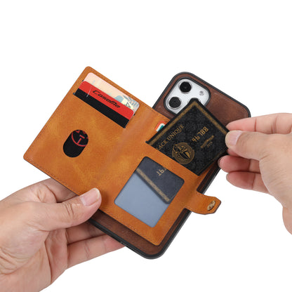 Buckle Retro Leather Galaxy S22 UltraCase Stand Multi-card Slots