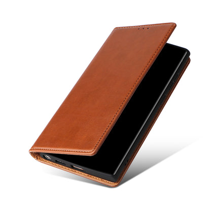 PU Leather Galaxy S20 Ultra Case Wallet Stand Texture Deluxe