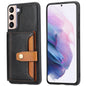 Buckle Retro Leather Galaxy S22 Case Stand Multi-card Slots