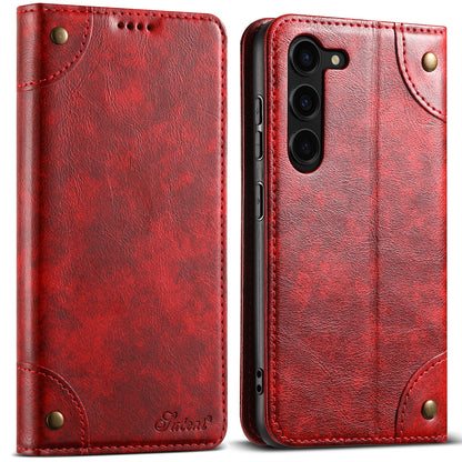 Baroque Wallet Stand Galaxy S23 Case Magtic Flip