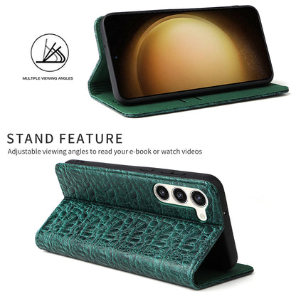 Deluxe Real Crocodile leather Galaxy S24 Case Wallet