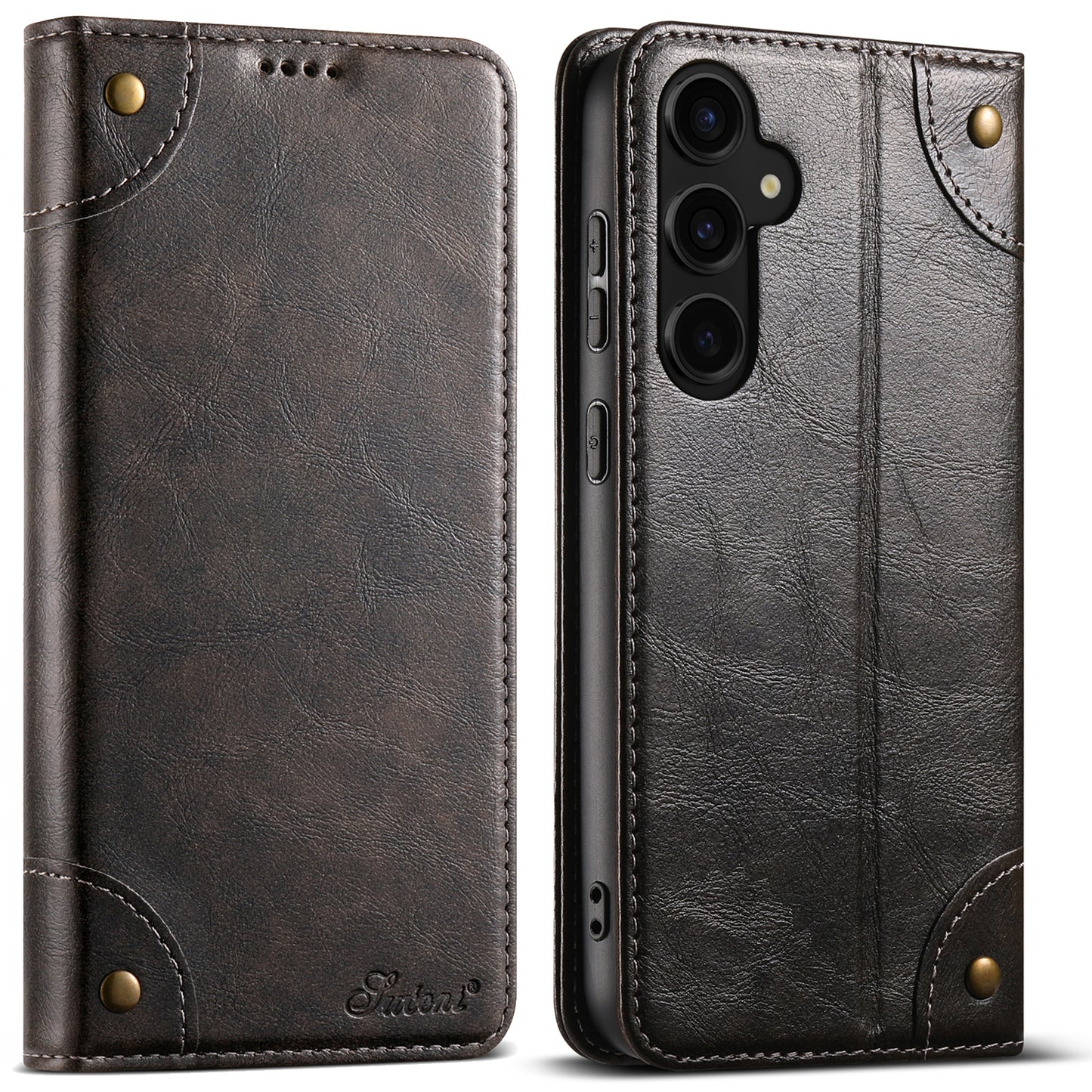 Baroque Wallet Stand Galaxy S23 FE Case Magtic Flip