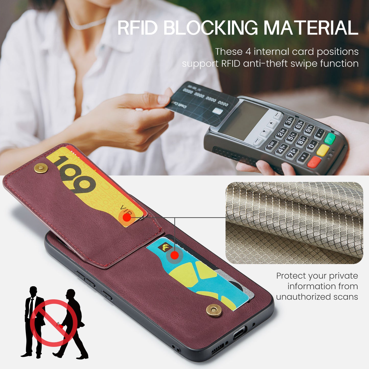 Paging Card Holder Galaxy S23 FE Case Flip Multifunction