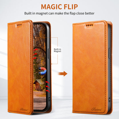 Magic Flip Leather Galaxy S23 FE Case Wallet Stand