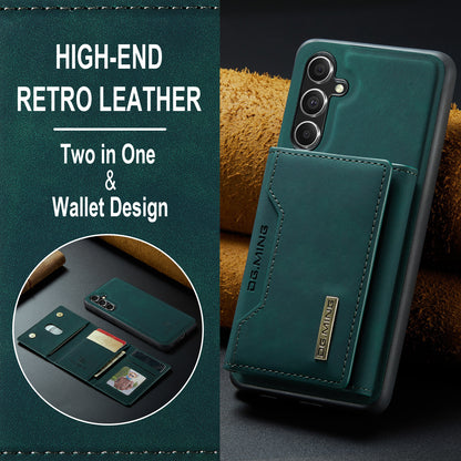 Retro Detachable Fold Card Holder Galaxy S23 FE Case Magnetic Clip