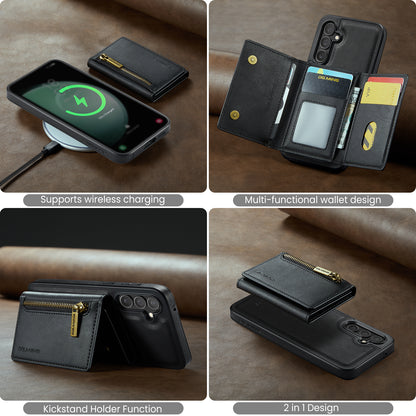 Wallet Detachable Tri-fold Galaxy S23 FE Case Muilti Card Slots