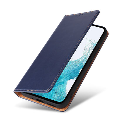 PU Leather Galaxy S23 FE Case Wallet Stand Texture Deluxe