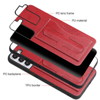 Contracted Card Holder Galaxy S23 Case Beveled Stand