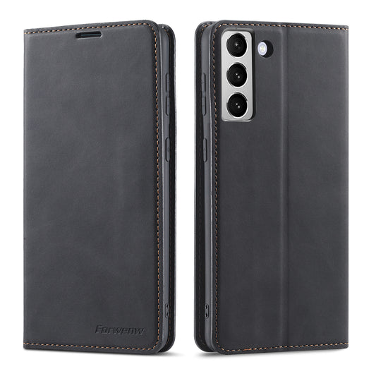 Illusion Slim Retro Leather Galaxy S23+ Case Magnetic