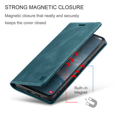 Luxury Retro Leather Galaxy S23+ Case Magnetic Buckle RFID