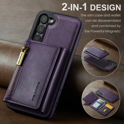 Wallet Detachable Tri-fold Galaxy S23 Case Muilti Card Slots