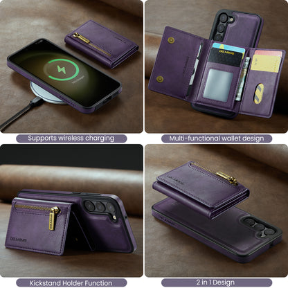 Wallet Detachable Tri-fold Galaxy S23 Case Muilti Card Slots